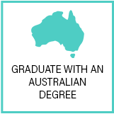 Graduate with an Australian degree Graduate with an Australian degree