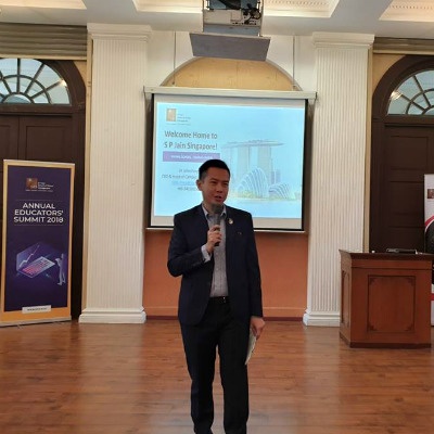 Dr John Fong, CEO & Head of Campus (Singapore), SP Jain, at the Annual Educators’ Summit 2018