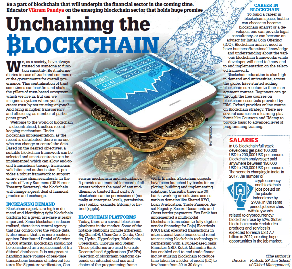 Unchaining the BLOCKCHAIN in Education Times