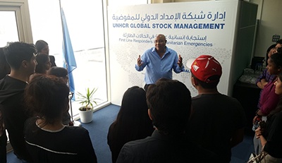 Visit to UNHCR, Dubai by the SP Jain Undergraduate Students