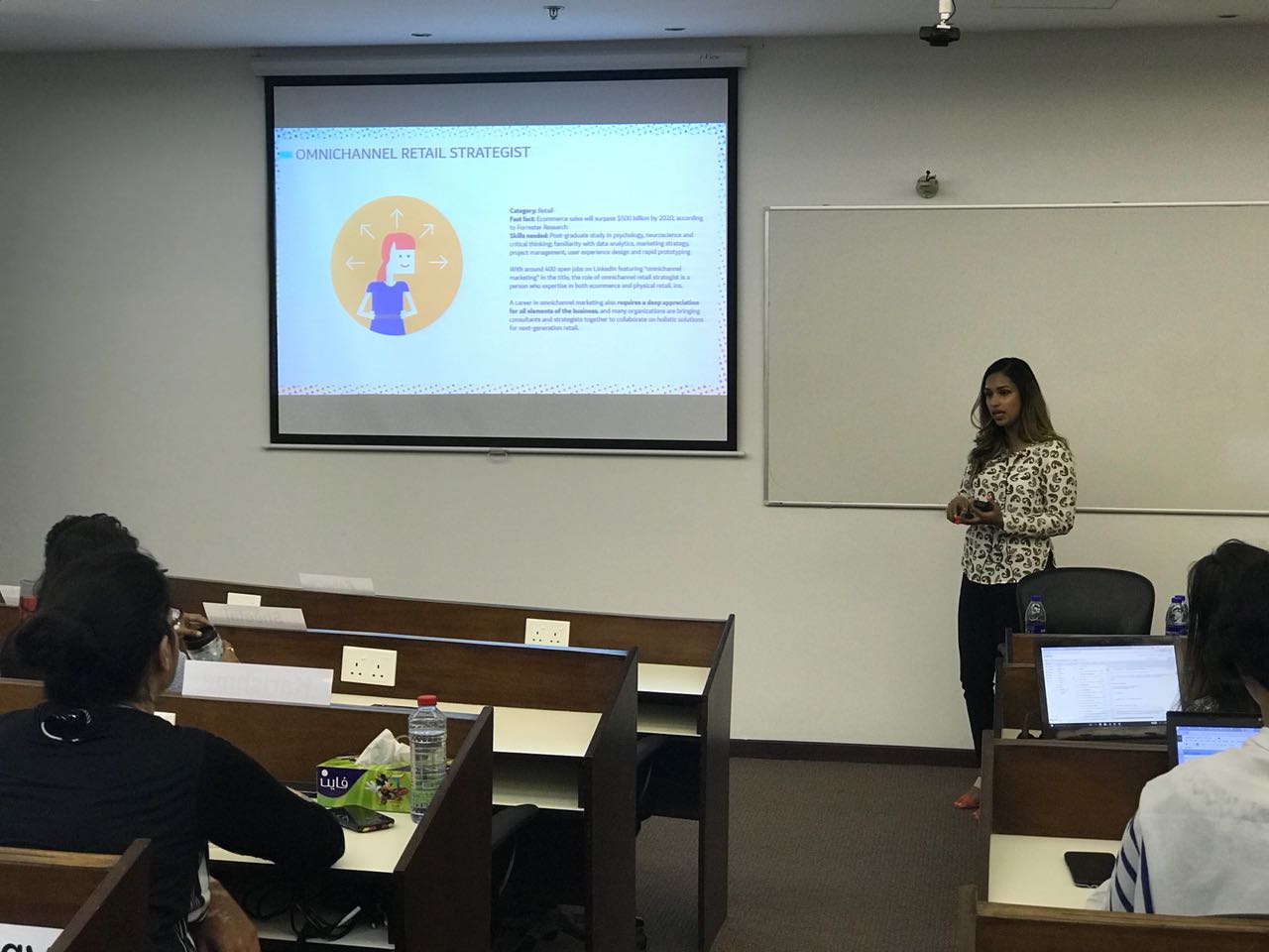 Understanding Digital Marketing with Sanjana Soman at the Dubai Campus