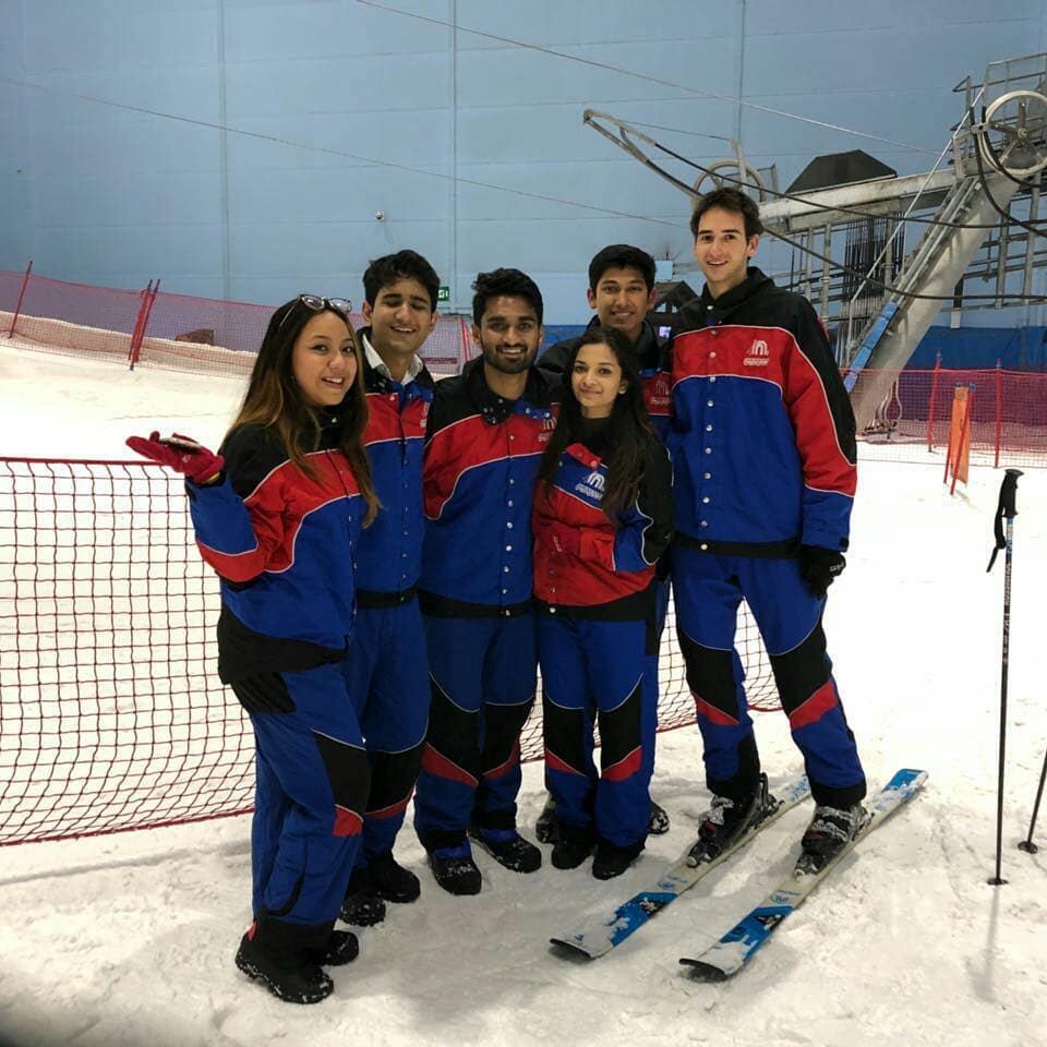 BBA Jaguars visit Ski Dubai