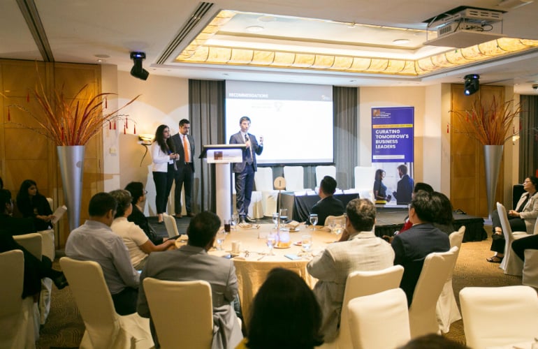 Global MBA students showcase industry projects at Corporate Partner Meet 2020