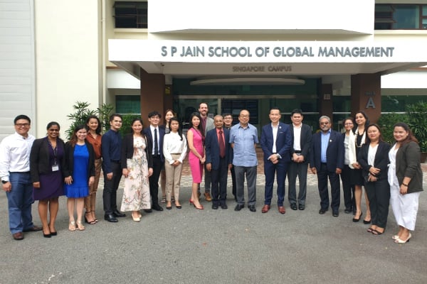 SP Jain welcomes Ambassador of the Republic of the Philippines, His Excellency Mr Joseph Del Mar Yap, to Singapore Campus