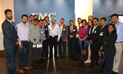 Global MBA students visit the EMC Singapore office<