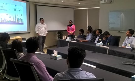 Industry Visit with Microsoft: Lesson on technological business solutions & creating unique customer experiences