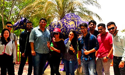 Postgraduate Students visit Camelicious in UAE