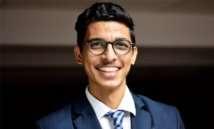 SP Jain student, Manthan Shah (BBA’18), named Schwarzman Scholar